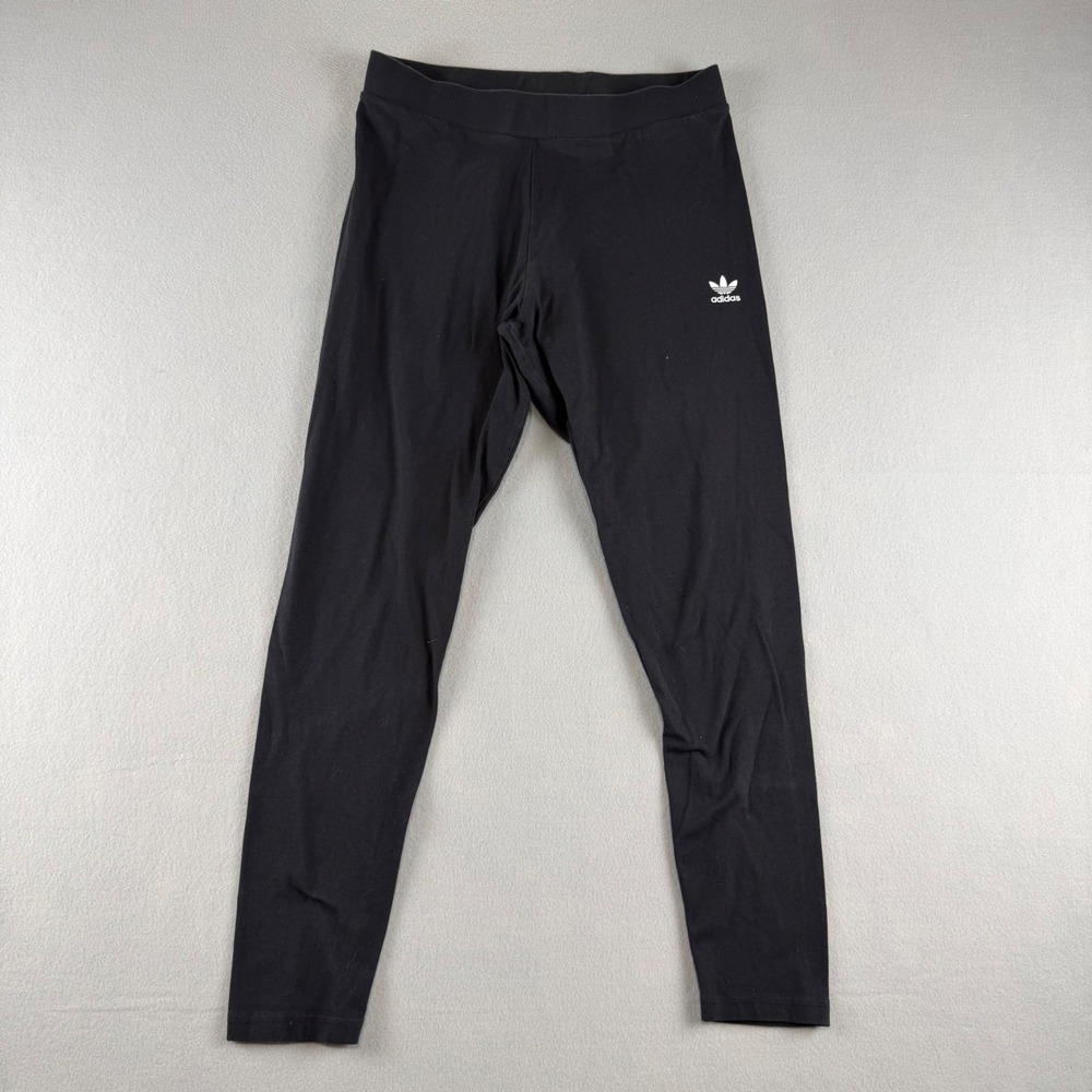 Adidas Originals Trefoil Leggings Mens Black Athletic Pants sz L